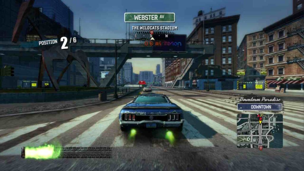 Burnout Paradise gameplay screenshot