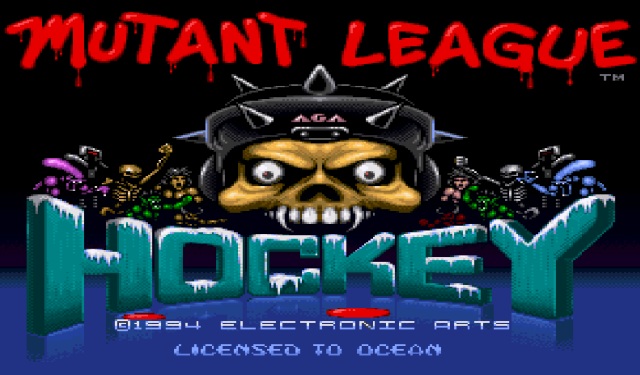 Mutant League Hockey monsters fighting on ice – underrated sports video game