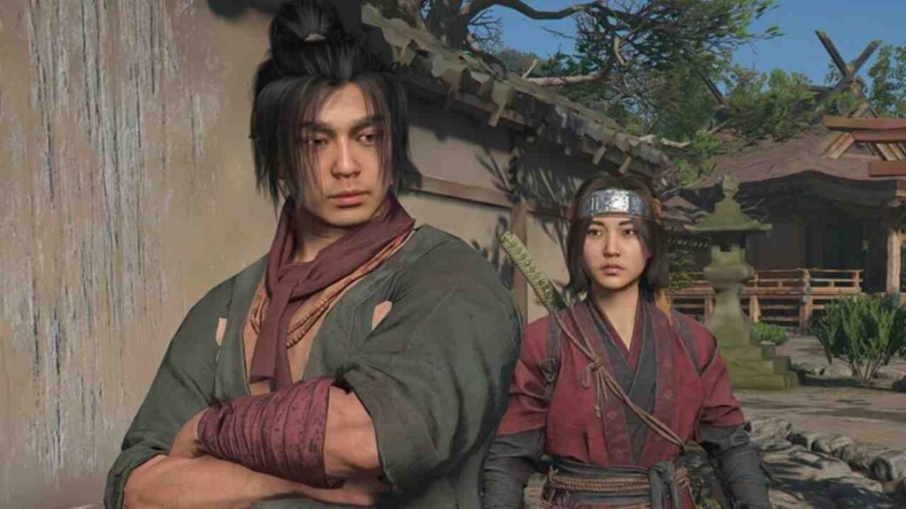 Naoe and Gennojo romance cutscene