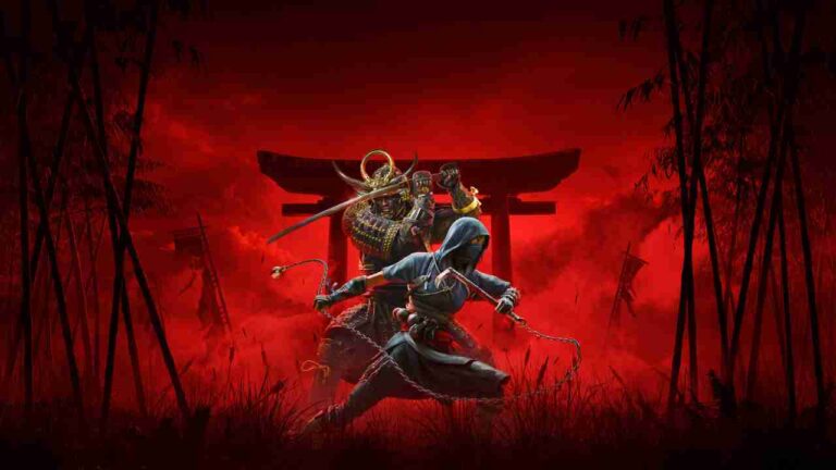 Assassin's creed shadows characters, Naoe and Yasuke.