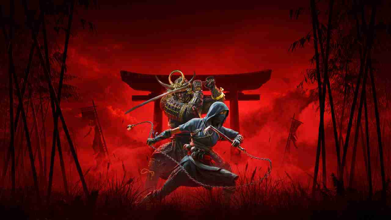 Assassin's creed shadows characters, Naoe and Yasuke.