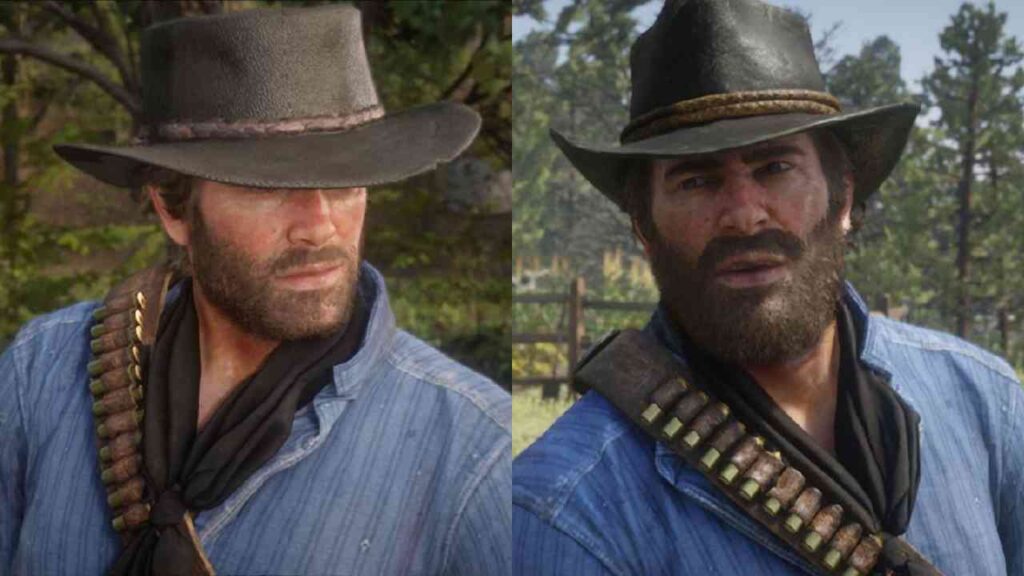 Arthur Morgan wearing his iconic hat in Red Dead Redemption 2.