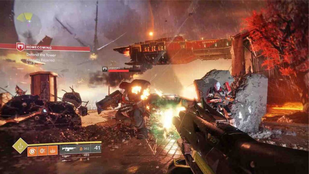 Destiny 2 gameplay screenshot.
