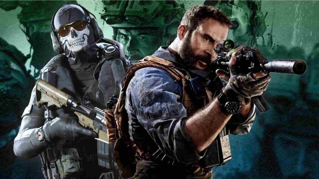 Captain Price and Ghost from Call of Duty Standing in the picture