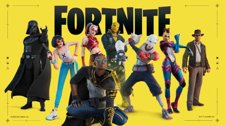 Fortnite Collab and characters from different universes
